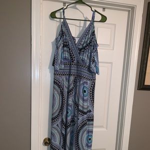 Cold Shoulder Maxi Dress